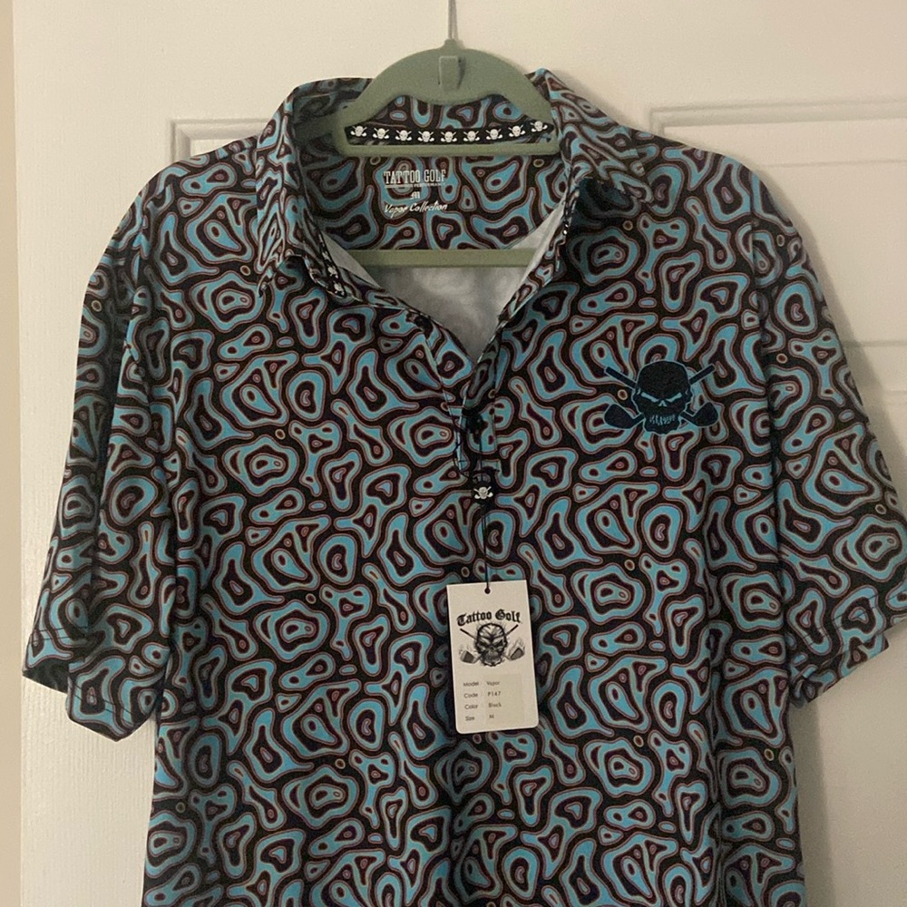 Tattoo Golf brand new with tags shirt. Size medium. Model: Vapor